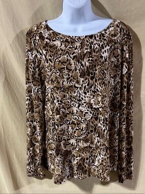 Nygard Collection Size XL Long Sleeve Tunic